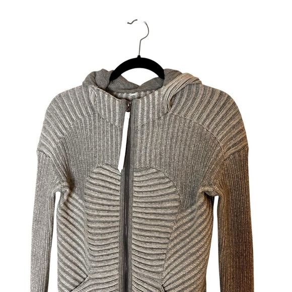 Lululemon Embrace Hoodie- Knit Hooded Zip Up Sweater- Size Medium - Picture 10 of 15